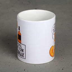 Кружка чайная керамическая «Кружка того, кто знает толк в тусовках», 320 мл, 18+