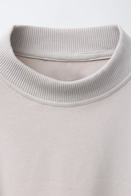 INTERLOCK SWEATSHIRT AND WIDE-LEG TROUSERS SET - Zara фото 6