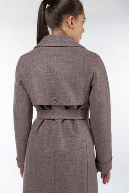 01-09897 Пальто женское демисезонное (пояс)
