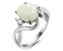 Кольцо из серебра оникс, МЦВ022