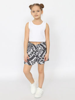 CRB wear/ CSKG 70473-22-398 Шорты для девочки,черный/Ex.Cherubino  фото 4