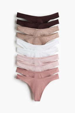 Pack de 10 bragas thong de algod?n - H&m фото 2