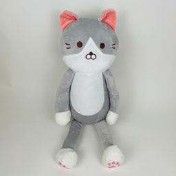 Мягкая игрушка Кот серый 60 см