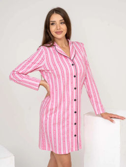 Халат женский, цвет розовый - Текс-плюс фото 5