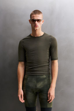 CAMISETA PRIMERA CAPA GRAVEL / Marr?n / Topo