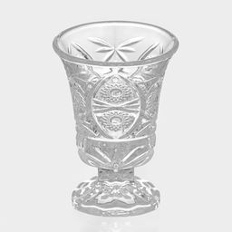 Рюмки «Ледяная звезда», 40 мл, 5.5×7.5 см, набор 6 шт., стекло, прозрачные