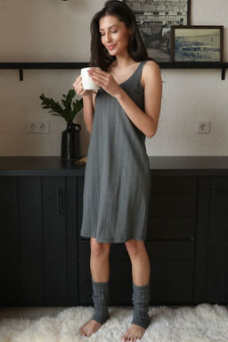 СОРОЧКА ЖЕНСКАЯ арт. 1900W-60129.3S-091 - Almando melado фото 3