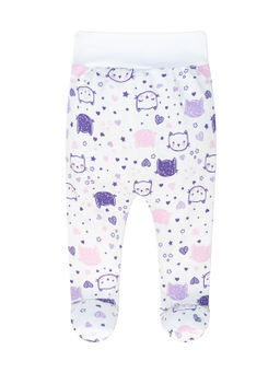 Ползунки короткие ползунки белые принт китти