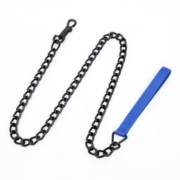 Поводок металлический, 120 см х 4 мм, черный - Пижон фото 2