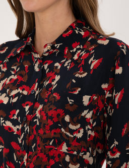 Lacivert Comfort Fit Dokuma Elbise - Pierre cardin фото 6