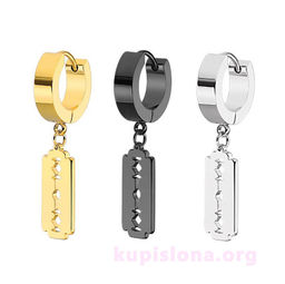 Серьги Razor blades