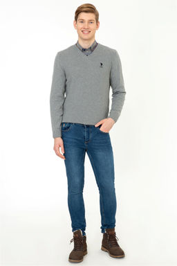 Мужская серая мелан Неожиданная скидка в корзине - U.s. polo assn фото 5