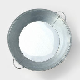 Таз оцинкованный круглый, 26 л, d=45.5 см, h=24 см, ГОСТ