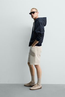 BERMUDA STRAIGHT FIT BOLSILLOS / Blanco - Zara фото 4