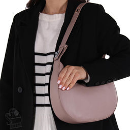 Сумка женская кожаная 5921Q apricot pink Polina&Eiterou/30 в Новосибирске