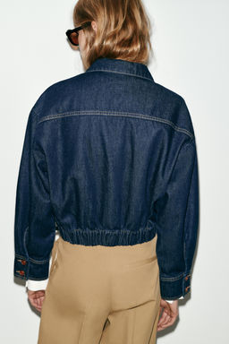 Z1975 DENIM BOMBER JACKET - Zara фото 26