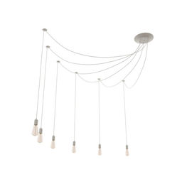 Светильник BayerLux «Паук», 6×40 Вт, E27, белый