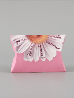 Цена за 10 шт. Коробка подарочная складная «Ромашка», фигурная, 11×8×2 см