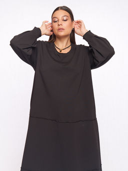 Платье со швами наружу PP56506BLK01 - Артесса фото 8