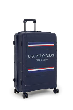 Мужской темно-синий чемодан