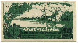 Банкнота 50 геллеров 1920 года Австрия  Пёхларн (нотгельд)