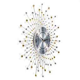 Часы настенные интерьерные «Оцьери», серия: Ажур, бесшумные, плавный ход, d=59 см, циферблат d=22 см, от батарейки 1хАА