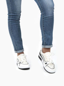 05-6233-2 WHITE Кроссовки женские (искусственные материалы) - No name фото 3