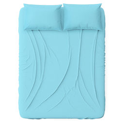 Простыня Евростандарт "Тиффани" 240х220см, перкаль 115г/м2, хлопок 100%, упаковка "классическая" ПВХ 28х41см, "Домашняя мода" (Россия)