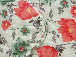 АРТ 139 Покрывало стеганое (микрофайбер) 200*220 "Маки"