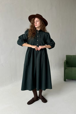 Платье SEPTEMBER104/02/Темно-зеленый