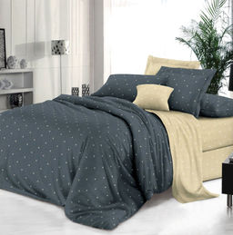 Простыня на резинке 200*200 см, поплин, борт 25 см (Мэсот (компаньон))