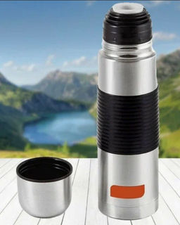 Термос из нерж. стали с силиконовыми вставками NUOVO, 1,0 л арт.005234