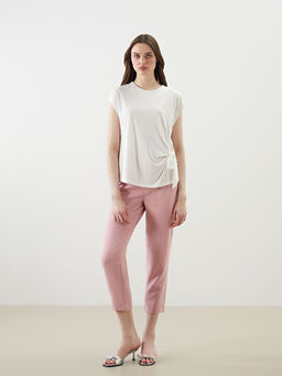 Bisiklet Yaka Kad?n Ti??rt