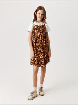 ACOOLA / Платье детское для девочек Bata леопардовый принт