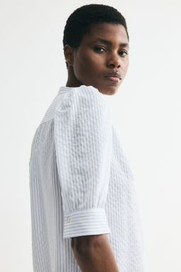 Blusa con mangas abullonadas - H&m фото 5