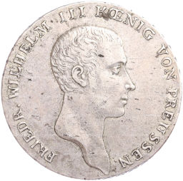 Монета 1 рейхсталер 1816 года A Пруссия