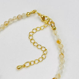 Браслет из Цитрина и Тигрового глаза - Радуга самоцветов фото 4