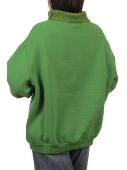2510 GREEN Толстовка женская (85% хлопок, 10% полиэстер, 5% спандекс) - Fashion фото 6