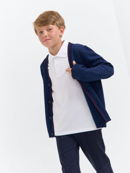 Футболка поло Белая 7+ - Bungly фото 7