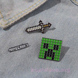 Брошь-значок Minecraft