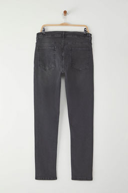 TRENDYOL MAN Gri Skinny Fit Esnek Kumas Dar Kesim Jeans TMNAW22JE0210 - Trendyolmilla фото 7