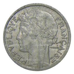 1 франк 1957 года Франция