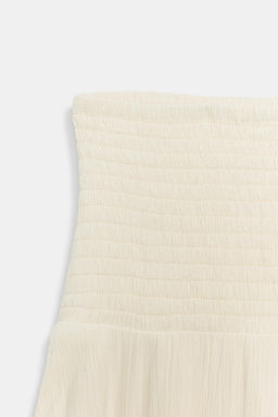 FALDA MIDI VOLANTES / Beige - Zara фото 7