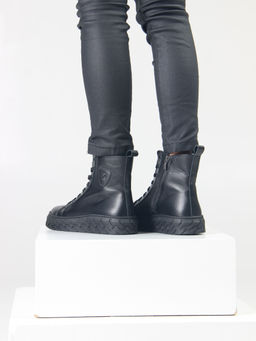 Ботинки 214.icebergbl.Black/Байка