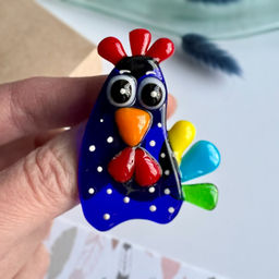 Брошь Курочка