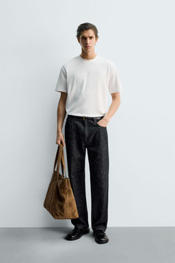 BASIC REGULAR FIT T-SHIRT - Zara фото 8