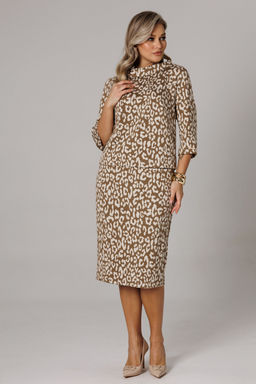 Костюм Anastasia 1303 кофейный (анималистический принт) фото 8