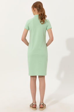 Женское мятное трикотажное платье Неожиданная скидка в корзине - U.s. polo assn фото 4