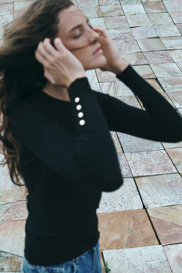 BASIC PLAIN KNIT SWEATER - Zara фото 11