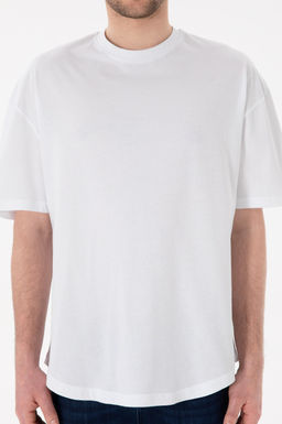 Erkek Long Fit Bisiklet Yaka Beyaz Basic Ti__rt Sepette S_rpriz _ndirim - U.s. polo assn фото 7